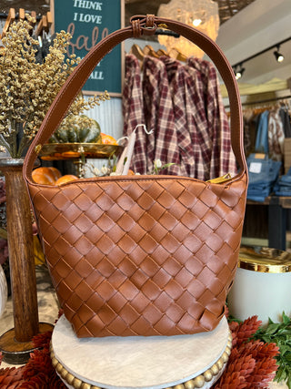 Woven Bucket Bag
