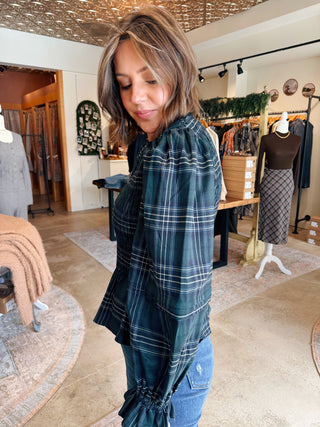 Junie Plaid Blouse