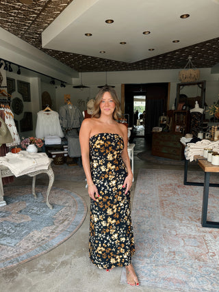 Navy Midi Dress