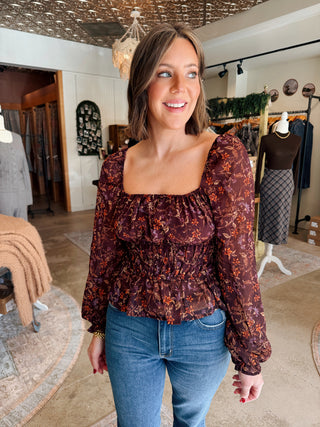 Mya Floral Top