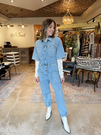 Elora Denim Jumpsuit