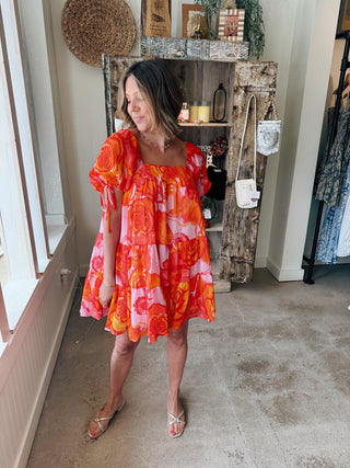 Adley Floral Mini Dress