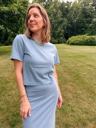 Stellan Jersey Denim Tee