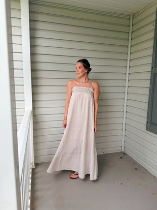 Grace Striped Maxi Dress