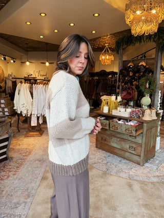 Capri Color Block Sweater