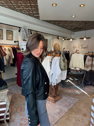 Whitney Faux Leather Jacket