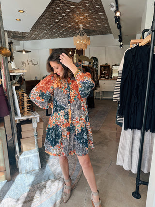 Charlie Patchwork Mini Dress