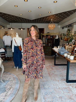 Hemsley Paisley Dress
