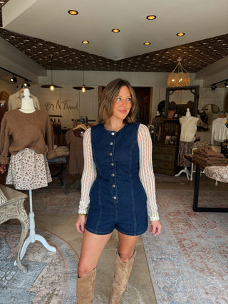 Nerina Denim Romper