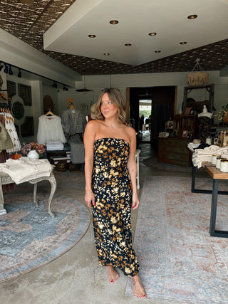 Navy Midi Dress