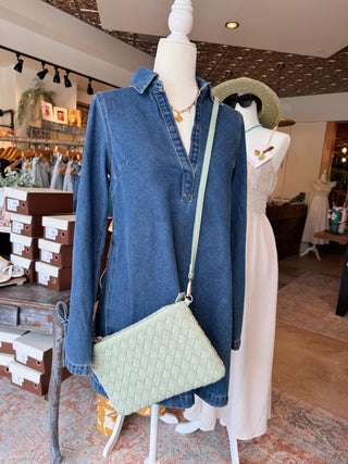 Woven Crossbody Bag