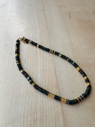 Moody Tone Flat Beaded Necklace
