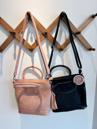 Brianna Braided Handle Bag