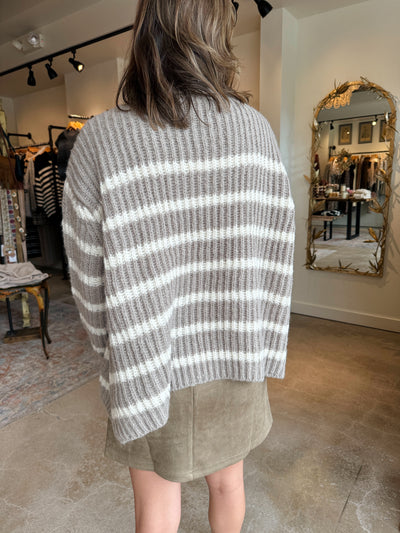 Ali Striped Turtleneck