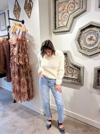 Bridget High Rise Straight Leg Jean