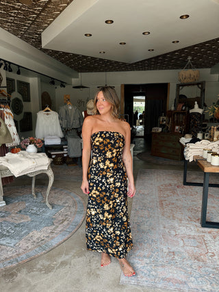 Navy Midi Dress