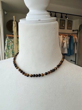 Tiger Eye Bead Necklace
