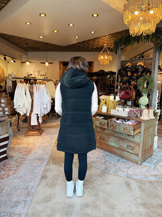 Roe Hooded Puffer Vest