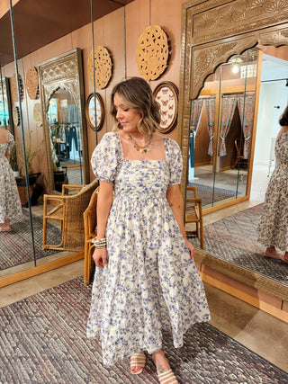 Greer Floral Midi Dress