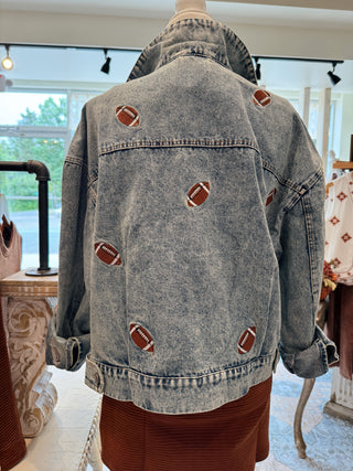Nittany Football Denim Jacket