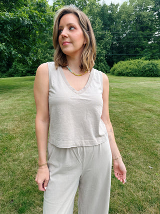 Sloane V Neck Tank Top