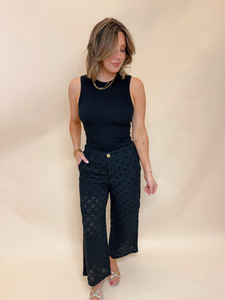 Cora Eyelet Pant