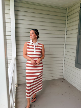 Rigby Stripe Midi Dress