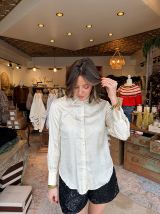 River Jacquard Blouse