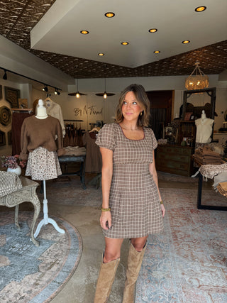 Malena Plaid Dress