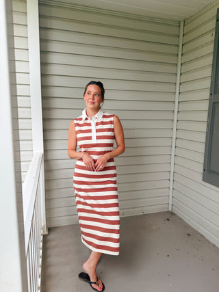 Rigby Stripe Midi Dress