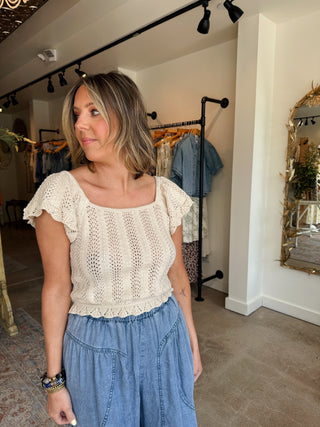 Sawyer Crochet Top