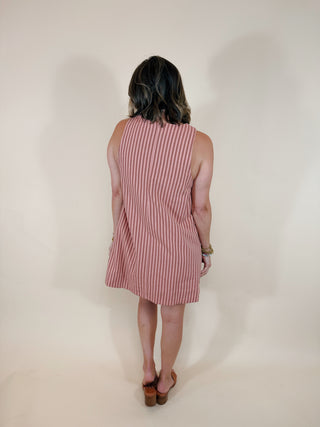 Lisa Striped Shift Dress