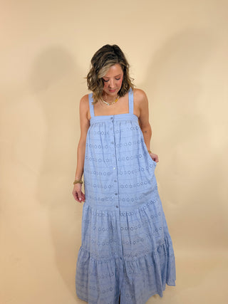 Sophia Eyelet Maxi Dress