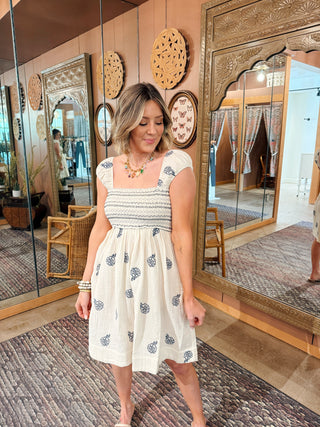 Isadora Embroidered Dress