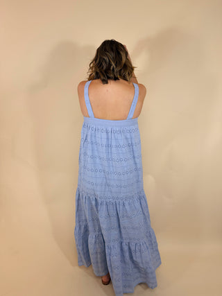 Sophia Eyelet Maxi Dress