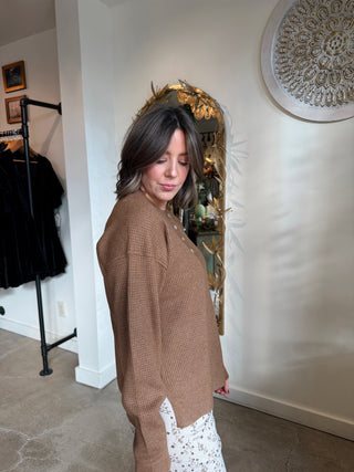 Ollie Waffle Sweater