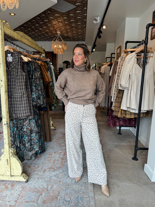 Frankie Floral Corduroy Pants