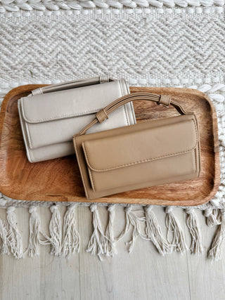 Honey Rectangular Crossbody w/ Chain
