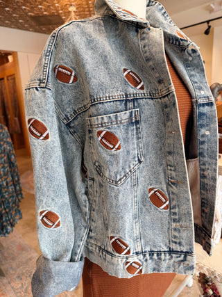 Nittany Football Denim Jacket