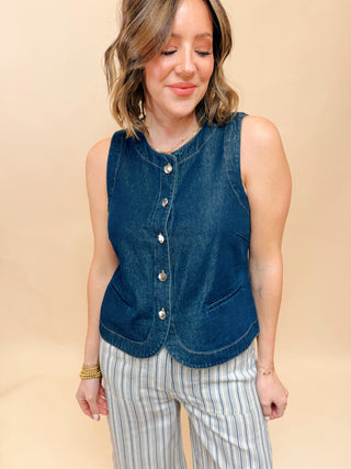 Cora Denim Vest