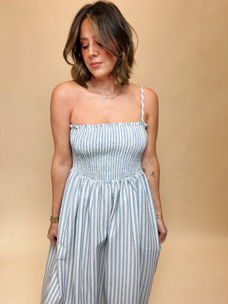Winnie Striped Maxi Dress