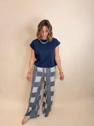 Drew Gingham Pant