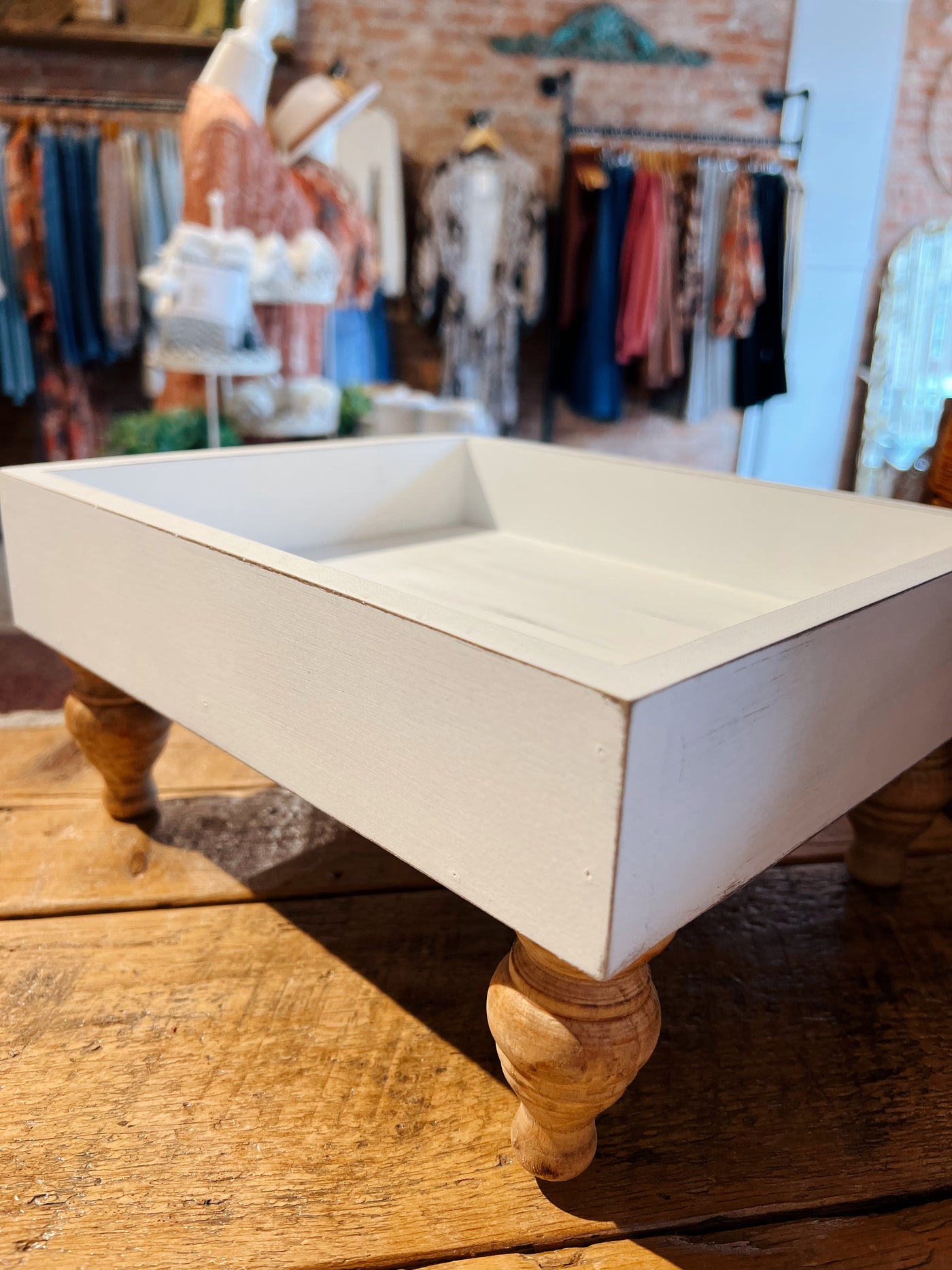 Raised Wood Tray