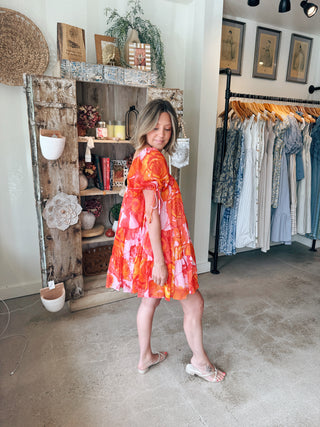 Adley Floral Mini Dress