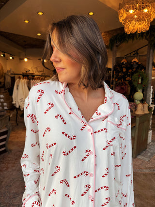 Candy Cane Pajamas Set
