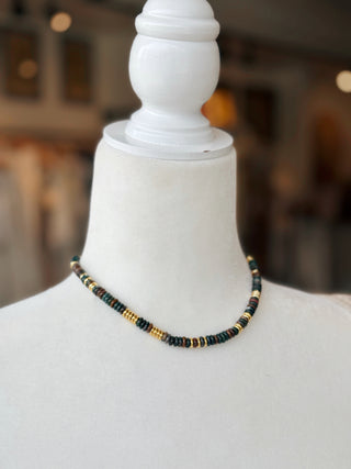 Moody Tone Flat Beaded Necklace