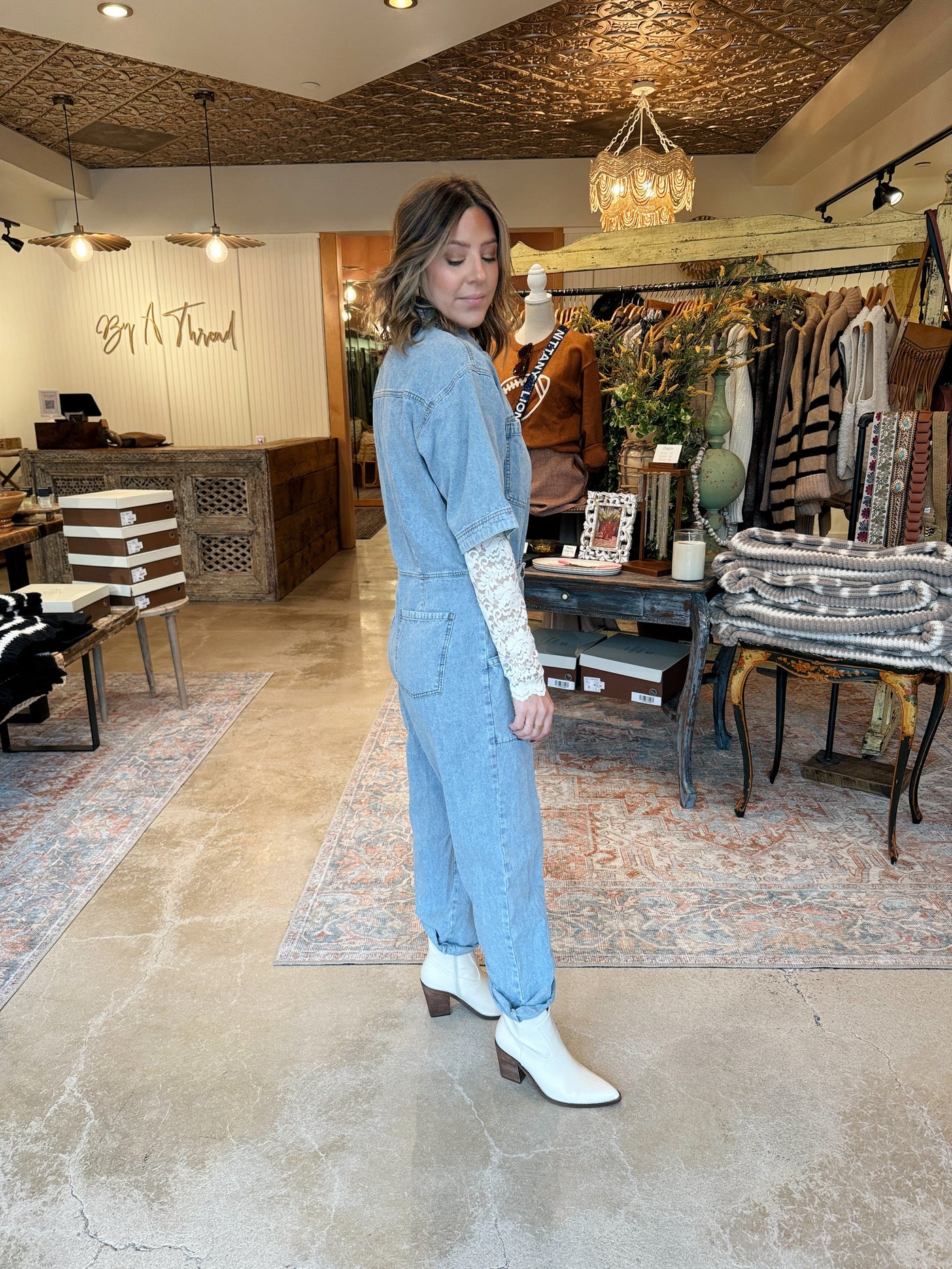 Elora Denim Jumpsuit