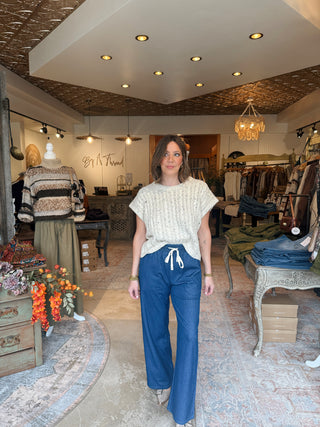 Whitney Wide Leg Denim Pant