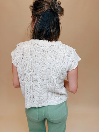 Belle Lace Sweater Top