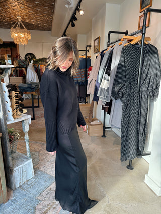 Kaiya Satin Maxi Skirt